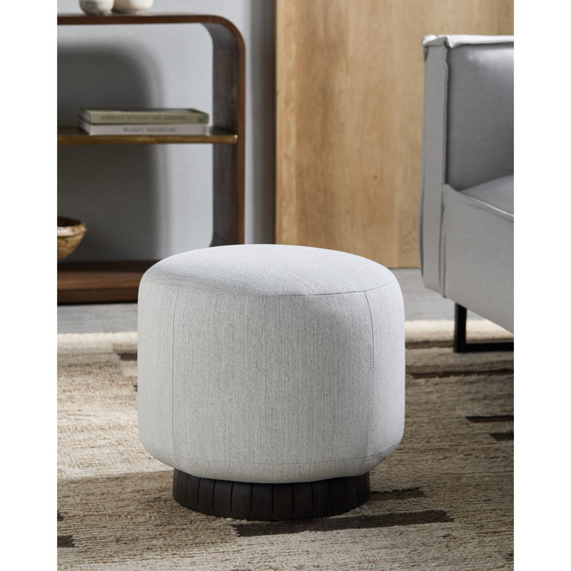 Neelia Ottoman, White Polyurethane