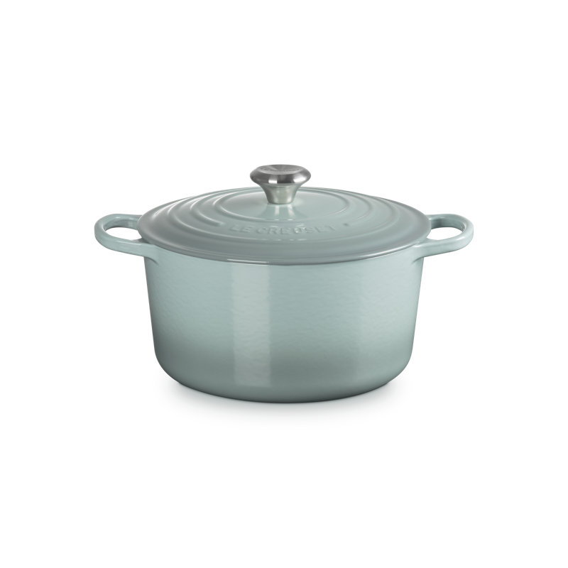 Le Creuset Signature Enameled Cast Iron Deep Round Dutch Oven 6.5 Qt., Sea Salt, Sea Salt, 6.5 quarts