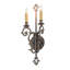 Lampe murale bougie 2 lumières Grimsley