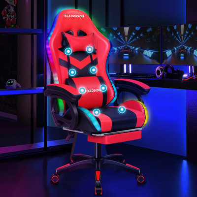 Brayden Studio Gaming Chair with Headrest