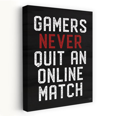 Art contemporain abstrait Gamers Never Quit