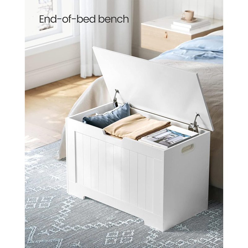 Banc de rangement rabattable