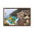 Classic Brown Wood Framed Canvas