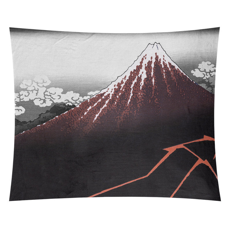 Hague Polyester Tapestry, 63.5" H x 54" W, Red