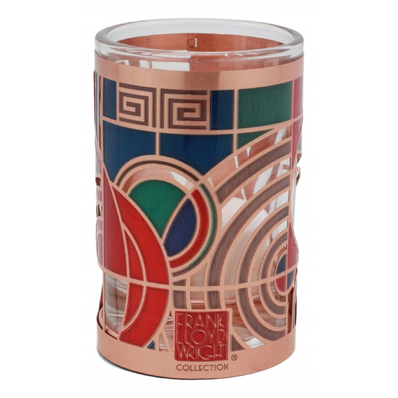 Petit porte-votive en plastique/laiton Hoffman