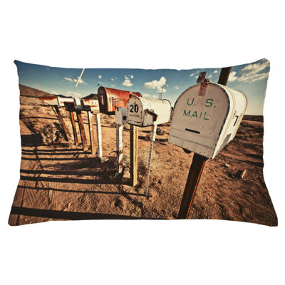 United States Indoor / Outdoor Lumbar Pillow Cover