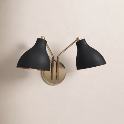 Elyse 17.5" W 2-Light Dimmable Armed Sconce