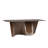 Arusha Wave Base Wood Dining Table-48254374