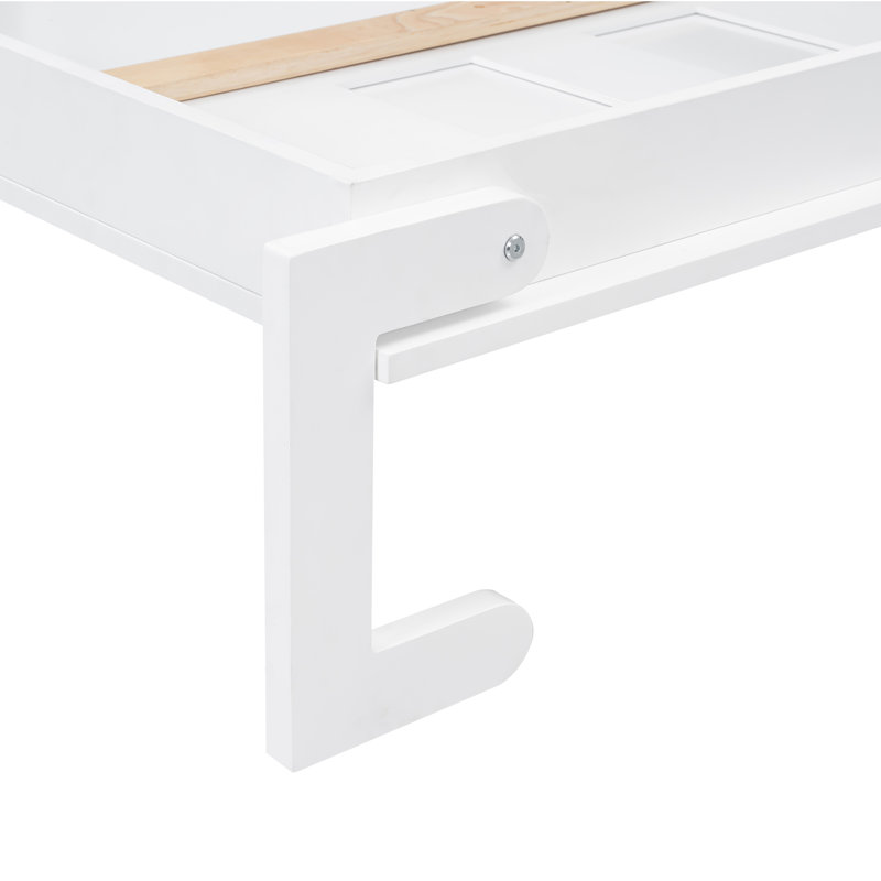 Lit escamotable avec lumière DEL, Blanc