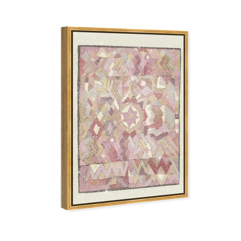 Tapestry Boehme Print by Oliver Gal, 16"H x 11"W, Gold Floater Frame