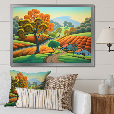«Autumn Beauty Mountain Serenity», reproduction d'art sur toile I