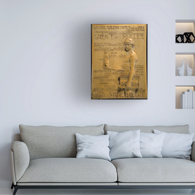 Reproduction d'art sur toile, œuvre d'Alexandre Charpentier Muller, 1897