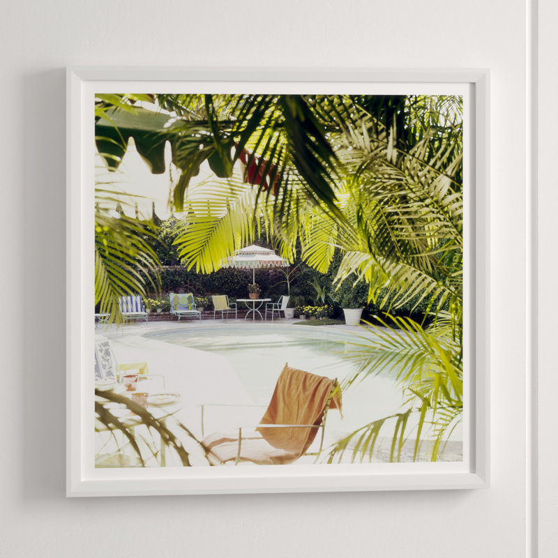 Swimming Pool At Lilly Pulitzer's Giclee Print by Horst P. Horst