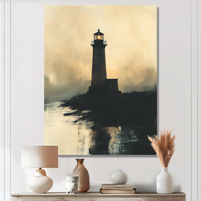 Allea I - Grand tableau mural en métal représentant un paysage marin