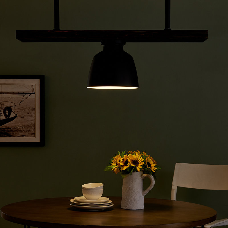 Plafonnier encastré simple 10,25 po 1-light Pasha, Noir