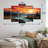 Rustic Transportation Wall Decor on Metal