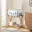 Porte-bagages pliable en bois avec tablette-111608820-110396352