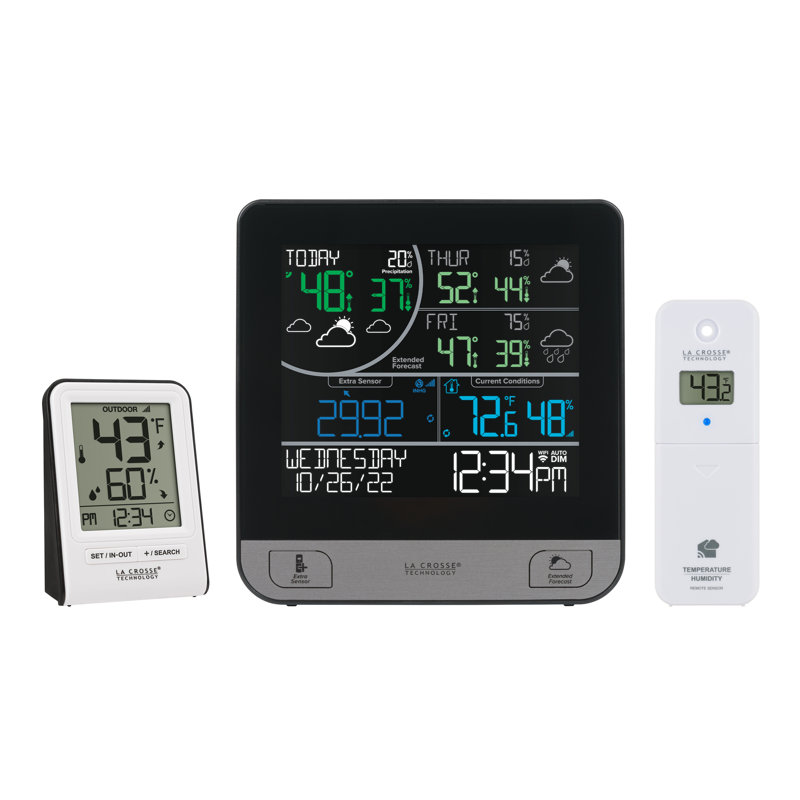 Digital Wi-Fi Weather Station with 3-Day Forecasting and Bonus Display