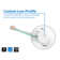 Surefit(V3) LED Flush Mount Ceiling Light, 3000K With Square White Trim