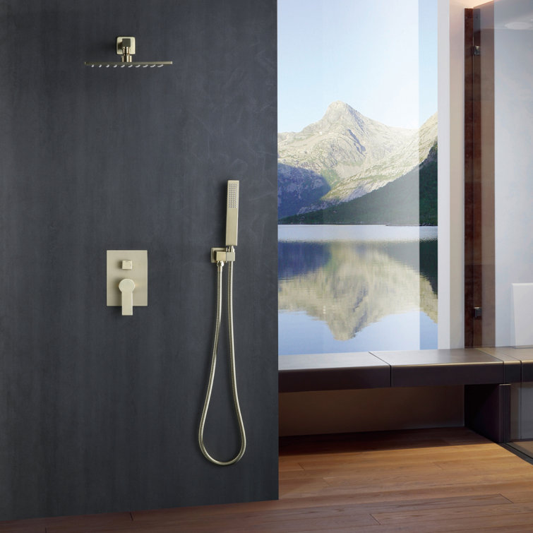 Système de douche complet avec valve brute
