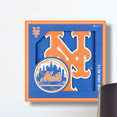 MLB 3D Logo Series Wall Art-12X12