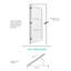 3 portes intérieures en bois massif Lite - Panneaux de porte en panneau de fibres à densité moyenne blancs pré-montés avec cadre et trousse de quincaillerie (porte et cadre livrés séparément)-108687710-109010495