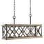 Rakeria 4 - Light Black/Brown Square/Rectangle Pendant
