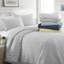 Simply Soft™ Double Brushed Microfiber Square Pattern Quilted Coverlet Set-1884750416-1884750429