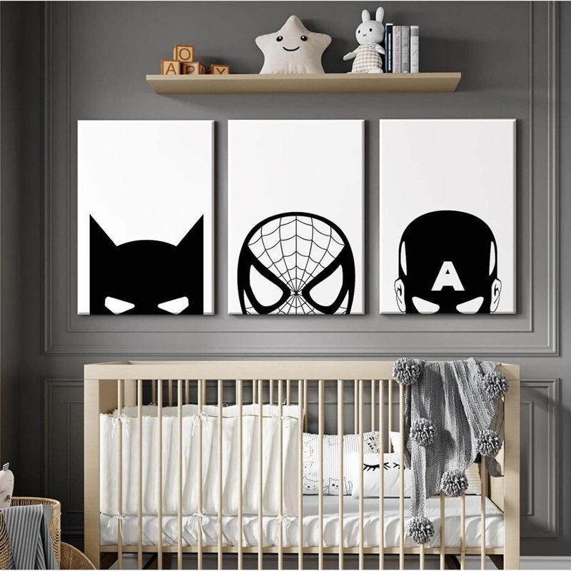 Spiderman Wall Art Boys Room Canvas Wall Decor 40x60cm