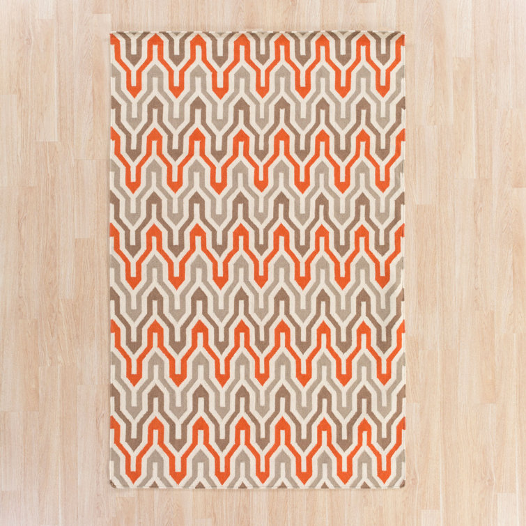 Isaacs Wool Geometric Indoor Rug