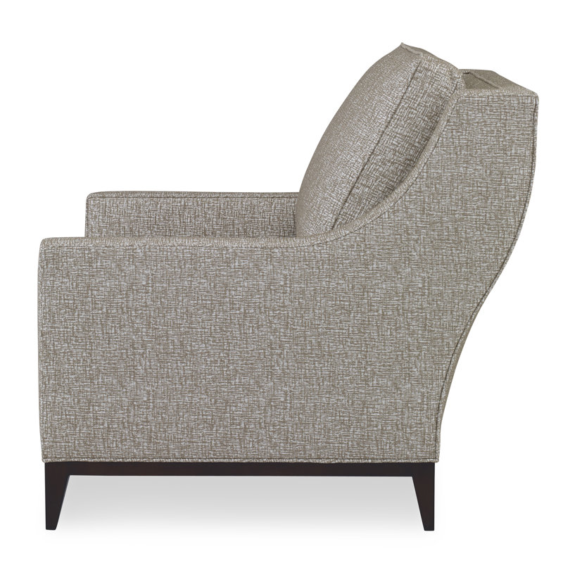 Sonoma Armchair, American Walnut, Elise Linen