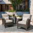 Wicker/rattan Patio Chair With Cushions