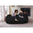 Bean Bag Chair Lounger - Giant 7 Foot Classic Shredded Memory Foam Filled Furniture Bean Bag Chair Lounger with Removable and Machine Washable Cover - Big Bean Bag Sofa Lounger with Soft Micro Fiber Cover - Seven Foot Bean Bag Lounger, Multiple Colors-1740456493