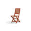 2 - Person Acacia Wood Patio Dining Set with Round Table
