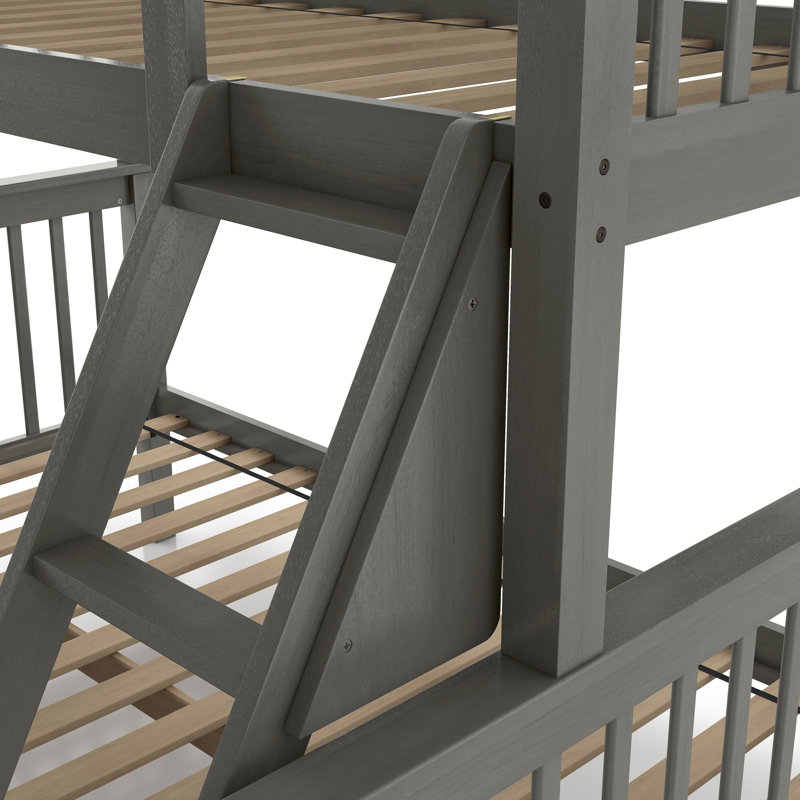 Kearie Twin over Full Standard Bunk Bed, Gray