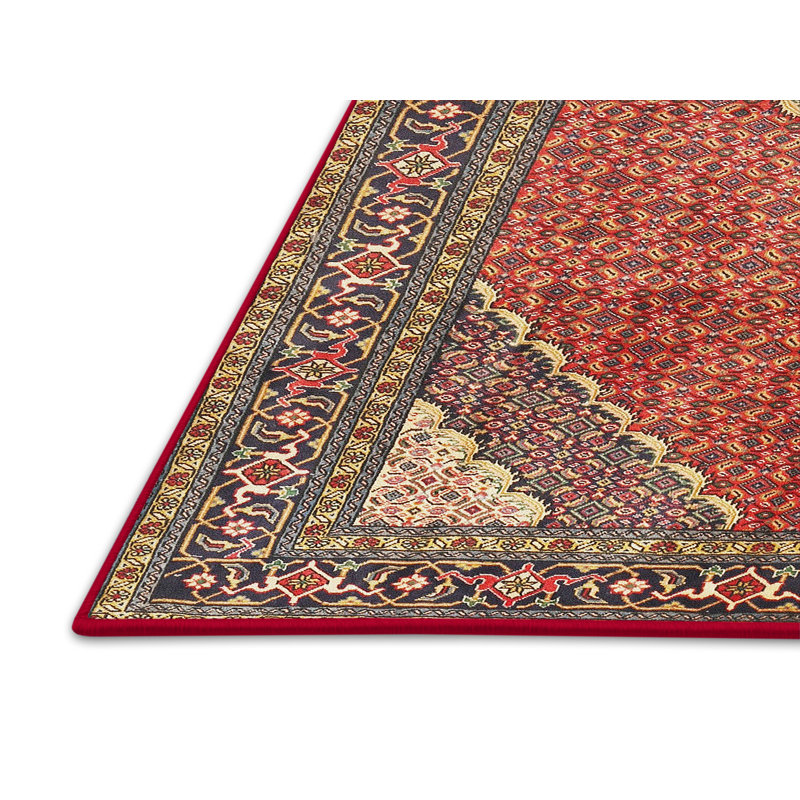 Tapis oriental rouge / beige, Rectangle 7 pi x 9 pi