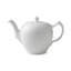 White Fluted Half Lace Teapot