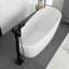x Freestanding Soaking Plastic / Acrylic Bathtub