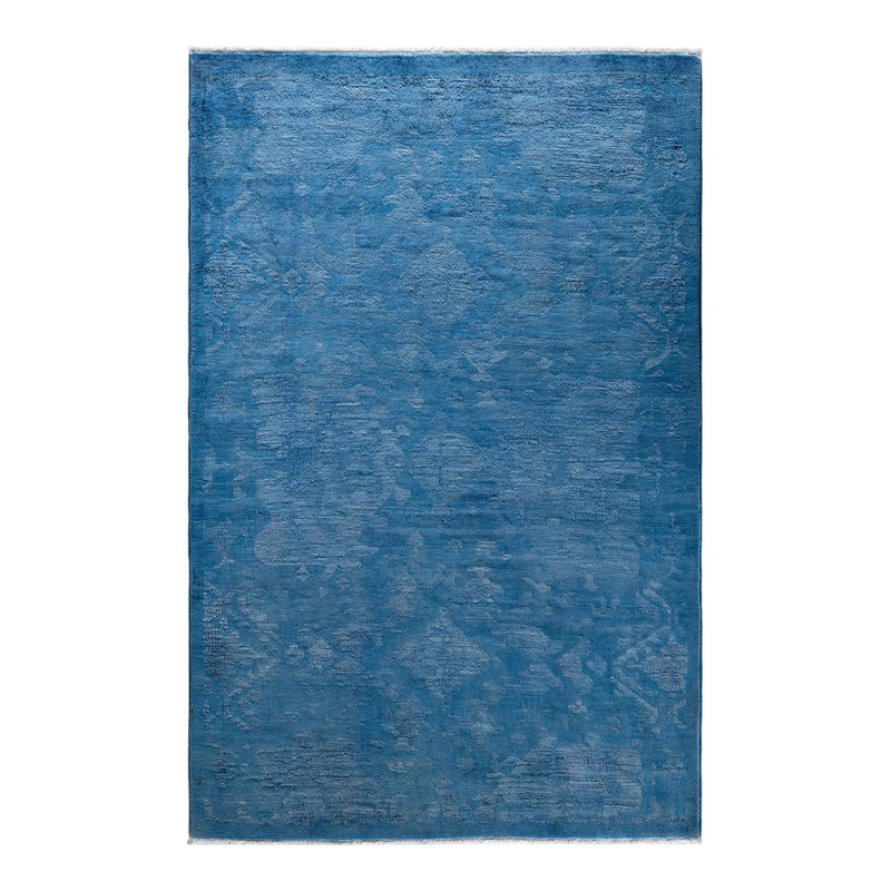Overyed One-of-a-Kind Rectangle 4'1" X 6'2" Hand Knotted Area Rug