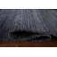 Tapis oriental rayé bleu Gabbeh 9 x 12