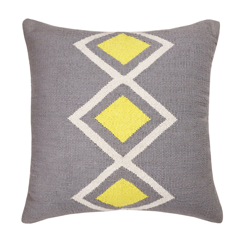 Housse de coussin en coton tissé à la main