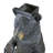 Postal Bear Mailbox Post Sleeve Statue