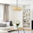 Rabeeah 4-Light Dimmable Drum Chandelier-395676434-395676432