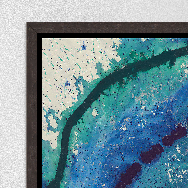 All Mixed Up V Painting by Danielle Davis,  Matt Black Framed