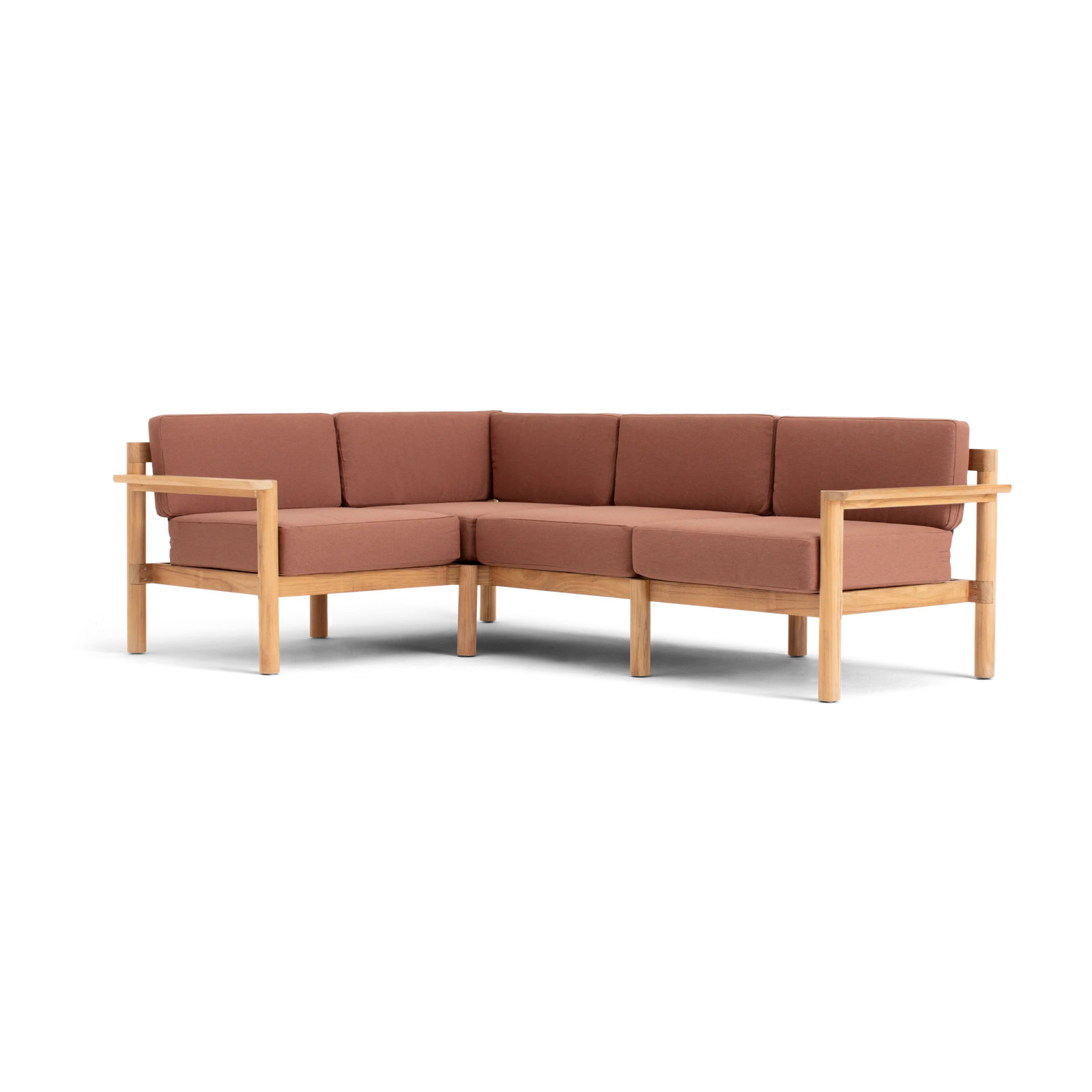 Haven 89" Sunbrella® Patio Sectional, Sunbrella Rust