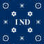 Coussin d'extérieur soufflé et fermé Indianapolis Basketball-113150020-113150021