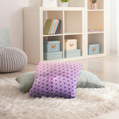 Coussin de plancher hexagonales et triangles