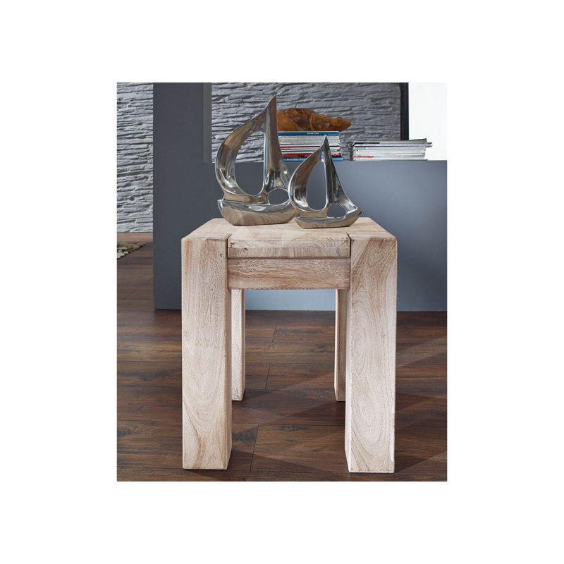 Solid Wood Accent Stool