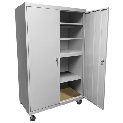 Steel Single Storage Cabinet ( 72'' H x 36'' W x 24'' D)