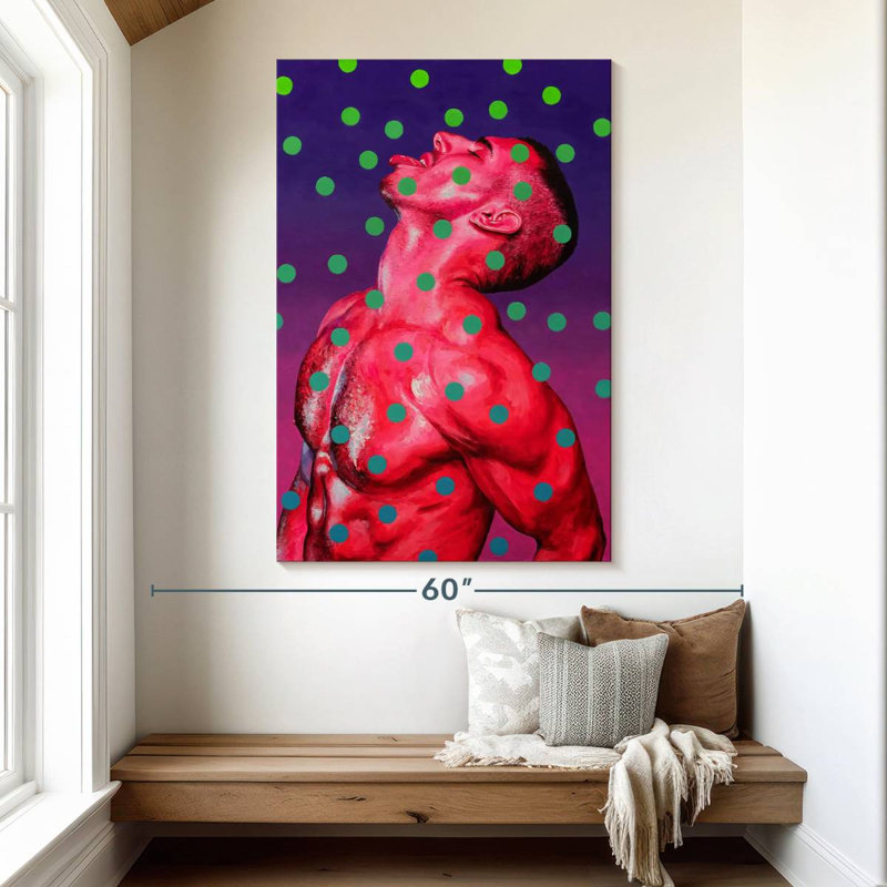 Leisha Ultraviolet Guy, 51" H x 34" W